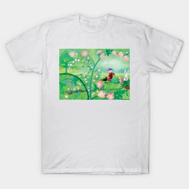 The secret Garden T-Shirt by Julia Doria Illustration